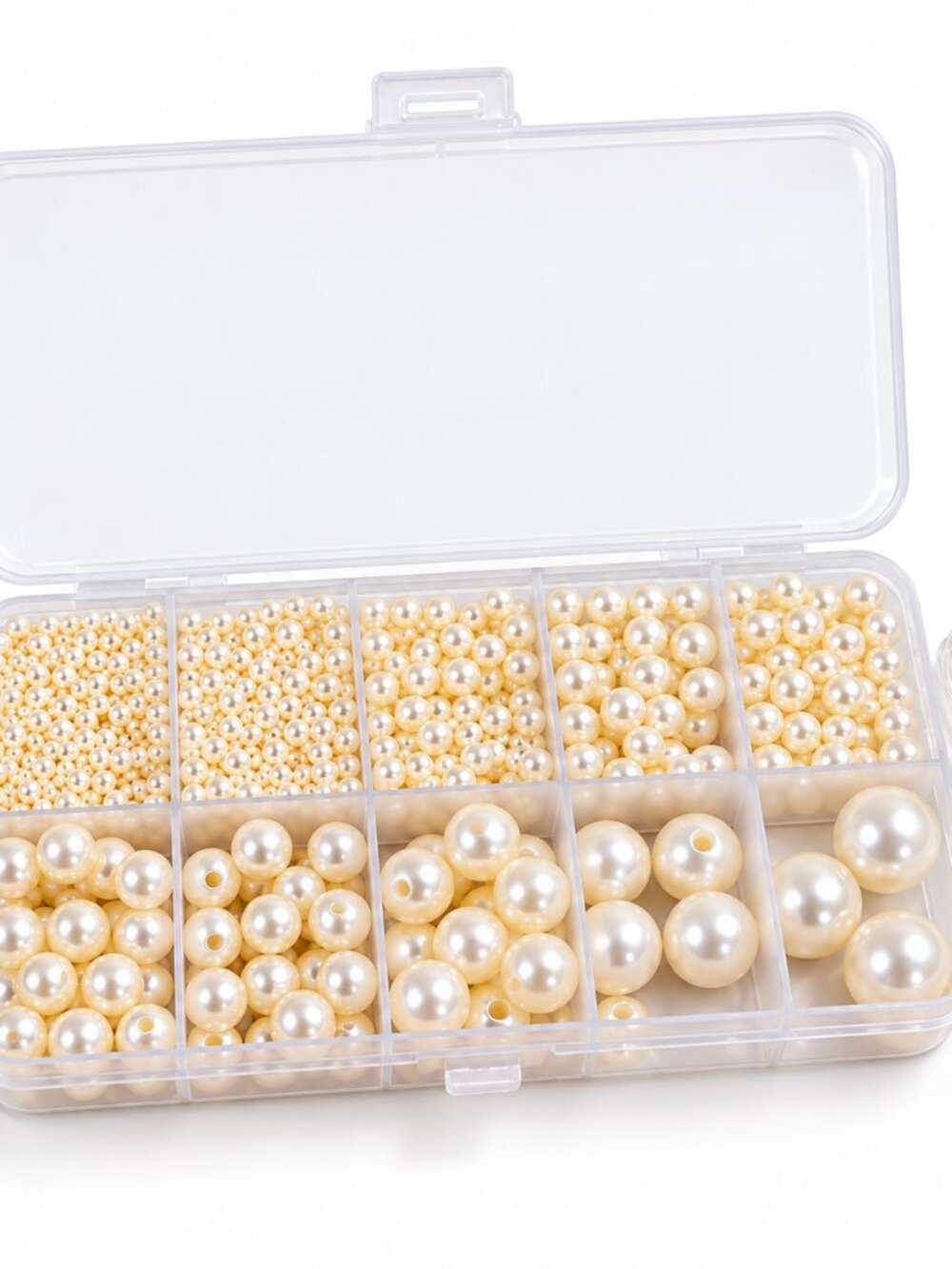 Faux Pearl Bead Bracelet Making Kit – Approx. 520 Beads